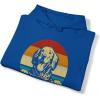 Life Is Golden Golden Retriever Hooded Sweatshirt(Royal)