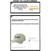 Personalized Tau Delta Phi Greek Line Hat(Tan)