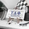 Tau Delta Phi Lettered Lines License Covers