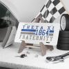 Theta Xi Year License Plates