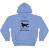 Anything Your Dog Can Do, My Golden Retriever Can Do Better Hooded Sweatshirt(Carolina Blue)