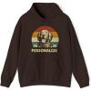 Custom Life Is Golden Golden Retriever Hooded Sweatshirt(Dark Chocolate)