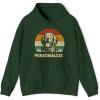 Custom Life Is Golden Golden Retriever Hooded Sweatshirt(Forest Green)
