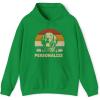 Custom Life Is Golden Golden Retriever Hooded Sweatshirt(Irish Green)