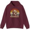 Custom Life Is Golden Golden Retriever Hooded Sweatshirt(Maroon)