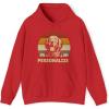 Custom Life Is Golden Golden Retriever Hooded Sweatshirt(Red)