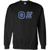 Greekgear Theta Xi Lettered Crewneck(Black)