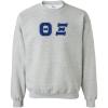 Greekgear Theta Xi Lettered Crewneck(Sports Grey)