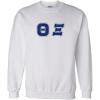 Greekgear Theta Xi Lettered Crewneck(White)