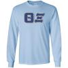 Greekgear Theta Xi Lettered Long Sleeve Tee(Light Blue)