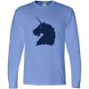 Greekgear Theta Xi Logo Long Sleeve Tee(Light Blue)