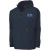 Greekgear Theta Xi Tackle Twill Lettered Pack N Go Pullover(Navy Blue)