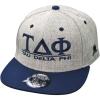 Tau Delta Phi Flatbill Snapback Hats Original(Heather/Navy)