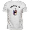 Tau Delta Phi Vintage Crest T-Shirt(White)