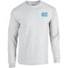 Theta Xi World Famous Crest Long Sleeve T-Shirt(Light Grey)
