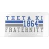 Theta Xi Year License Plates