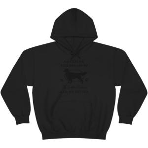 Anything Your Dog Can Do, My Golden Retriever Can Do Better Hooded Sweatshirt(Black)
