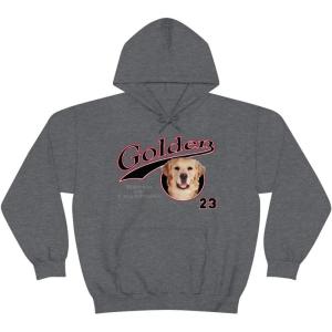 Golden Retriever – Breed Of Champions Hooded Sweatshirt(Dark Heather)