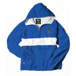 Greekgear Theta Xi Crest – Shield Anorak(Royal Blue/White)