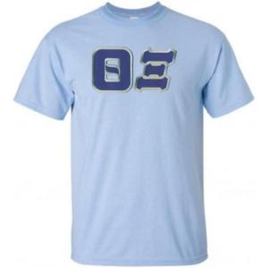 Greekgear Theta Xi Lettered Tee(Light Blue)