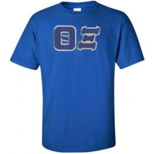 Greekgear Theta Xi Lettered Tee(Royal Blue)