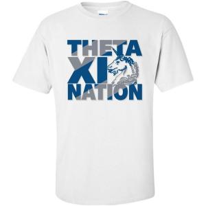 Greekgear Theta Xi Nation T-Shirt(White)