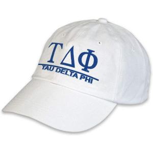 Tau Delta Phi World Famous Line Hat(White)