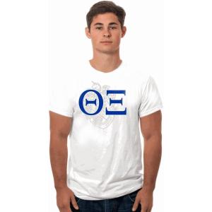 Theta Xi Crest Tee(White)