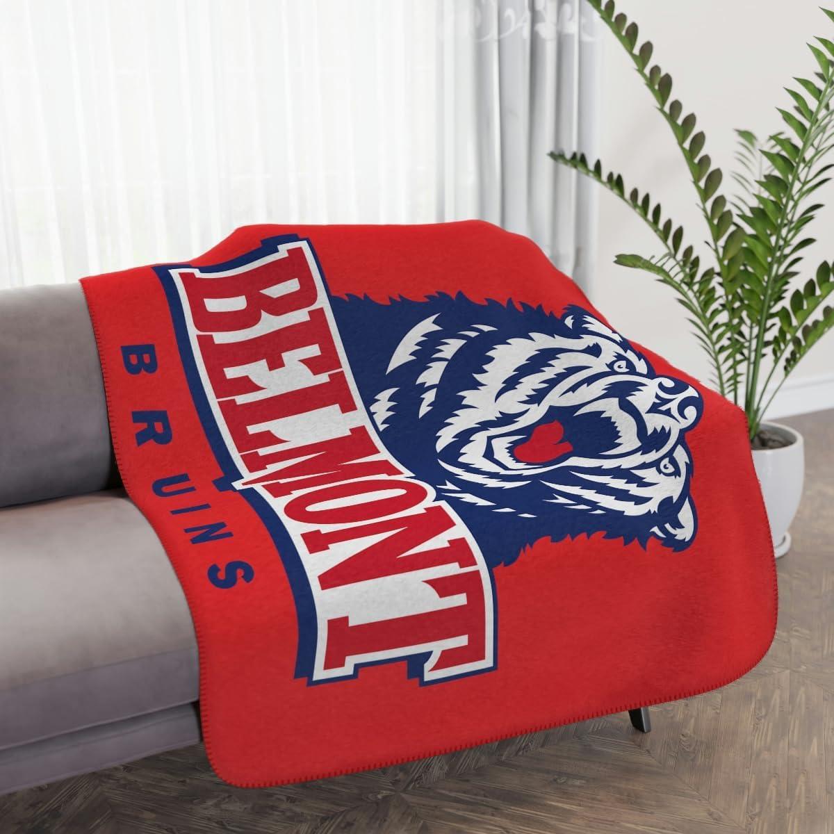 imageBelmont University Sherpa Blanket 50 Wide 60 Long50 Wide X 60 Long