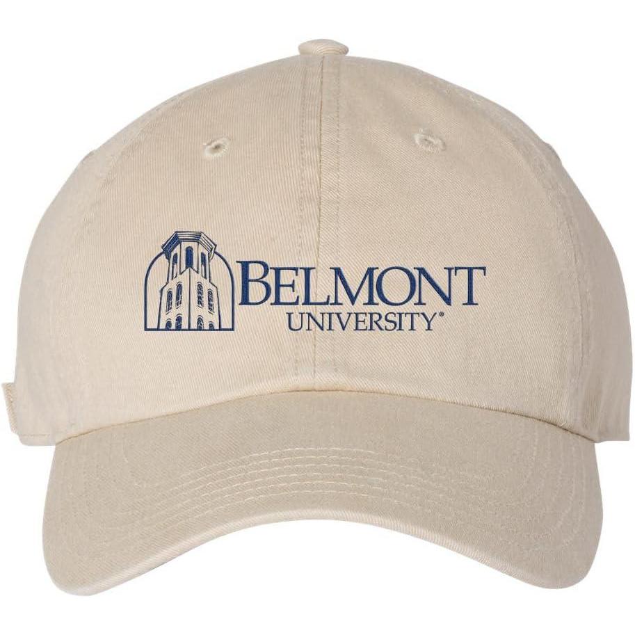 imageBelmont University Clocktower Emblem HatKhaki