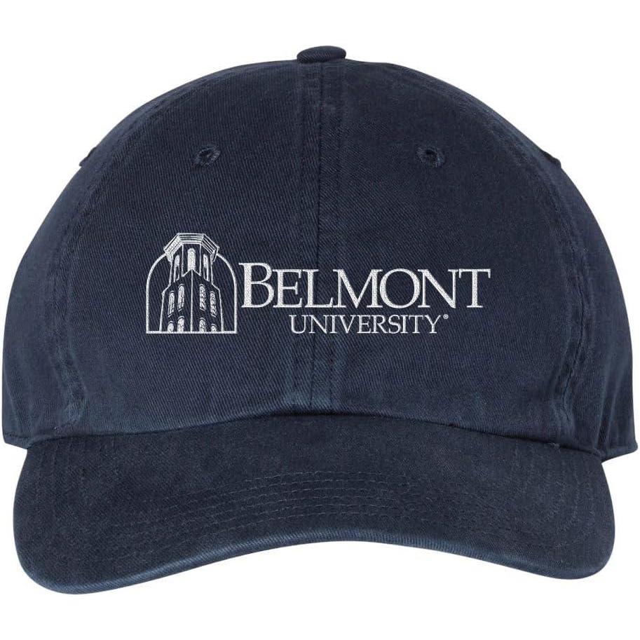 imageBelmont University Clocktower Emblem HatNavy Blue