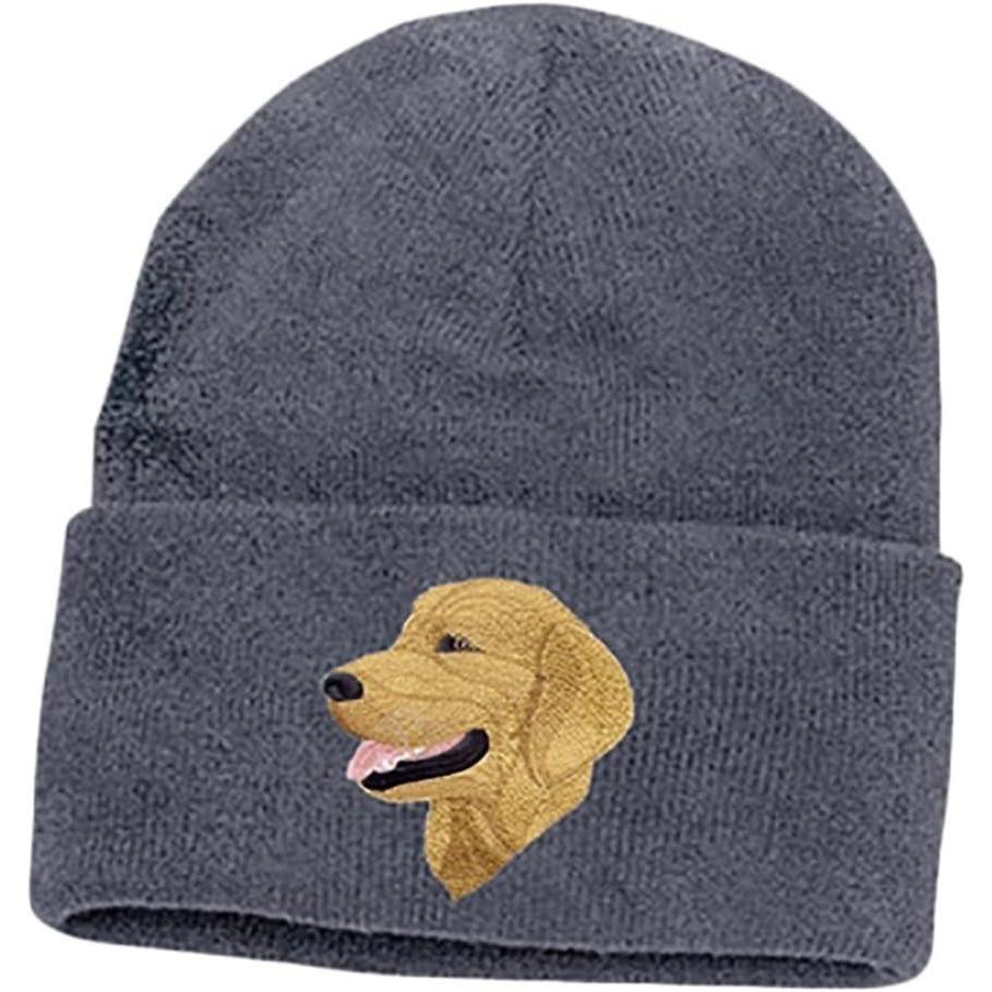 imageGolden Retriever Head Shot Knit CapPurple