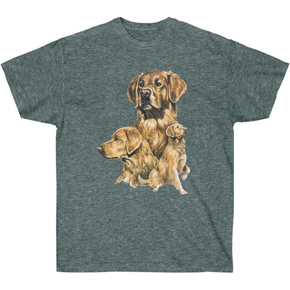 imageGolden Retriever Profile TShirt Golden Retriever TShirtsDark Heather