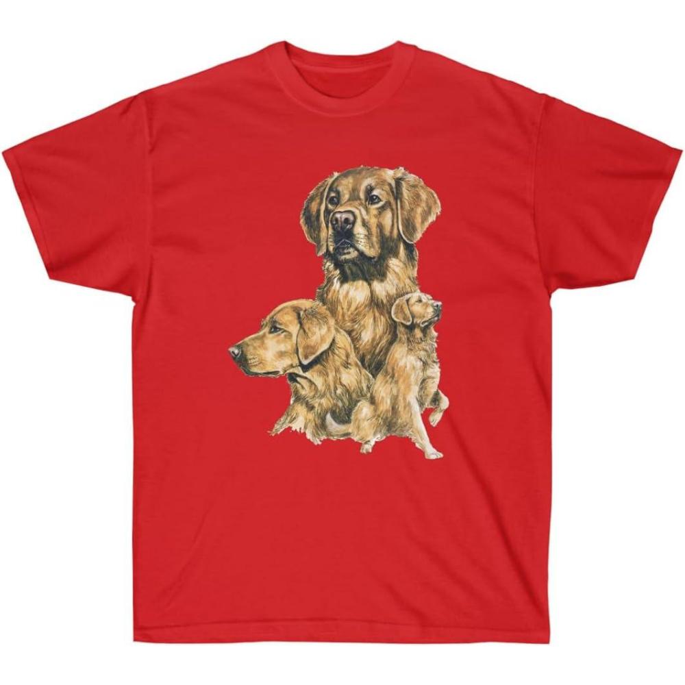 imageGolden Retriever Profile TShirt Golden Retriever TShirtsRed
