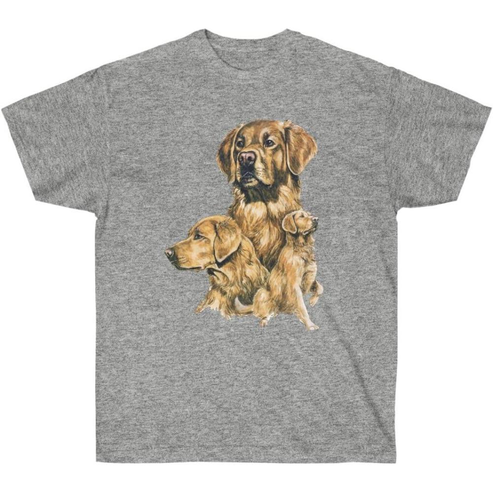 imageGolden Retriever Profile TShirt Golden Retriever TShirtsSport Grey
