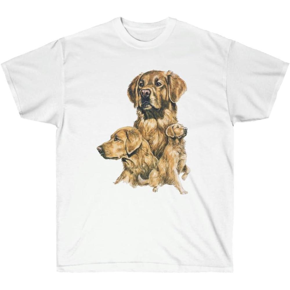imageGolden Retriever Profile TShirt Golden Retriever TShirtsWhite