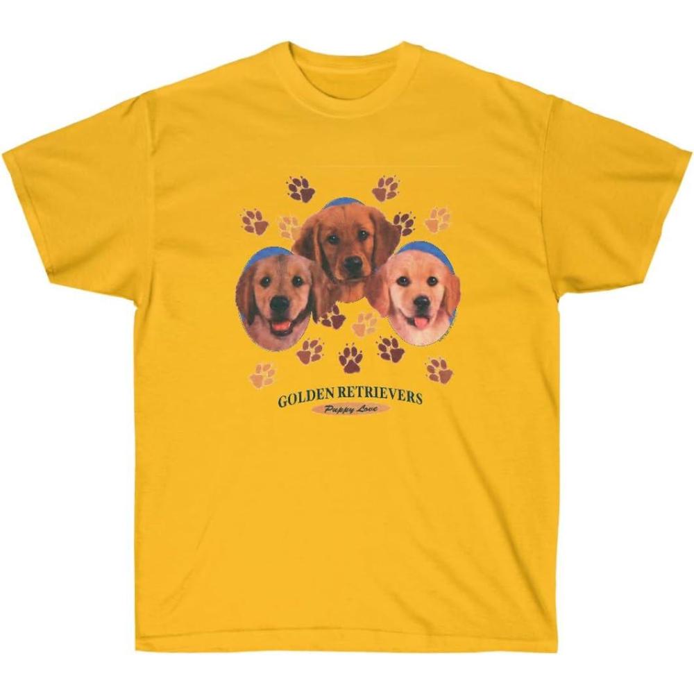 imageGolden Retriever Puppy Love TShirt  Golden Retriever TShirtsGold