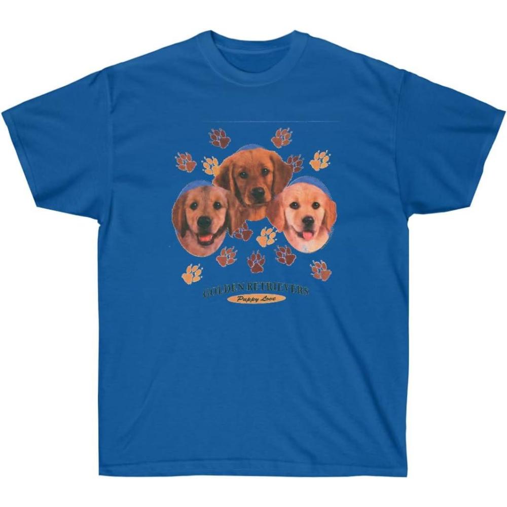 imageGolden Retriever Puppy Love TShirt Golden Retriever TShirtsRoyal