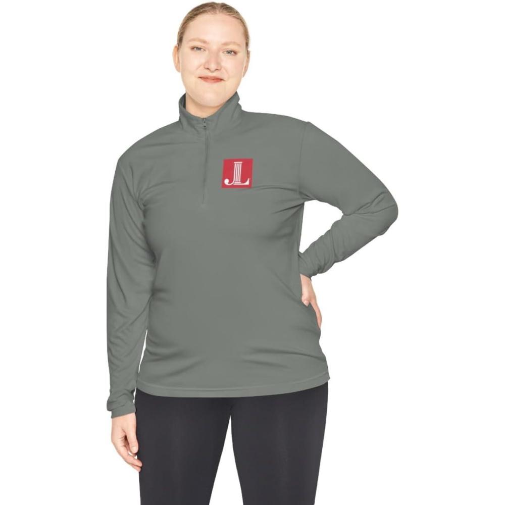 imageJunior League Unisex QuarterZip PulloverGrey Concrete
