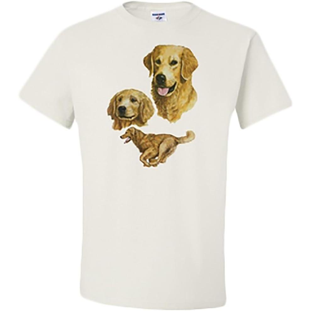 imagein Full Motion Golden Retriever ShirtWhite