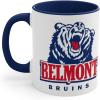 Belmont University Accent Coffee Mug, 11oz Navy(Navy)