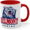 Belmont University Accent Coffee Mug, 11oz Navy(Red)