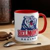 Belmont University Accent Coffee Mug, 11oz Navy(Red)