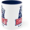 Belmont University Accent Coffee Mug, 11oz Navy(Navy)