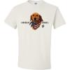 God Bless America Golden Retriever Shirt(White)