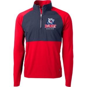 Belmont University Adapt Eco Knit Hybrid Recycled Mens Quarter Zip