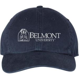 Belmont University Clocktower Emblem Hat(Navy Blue)