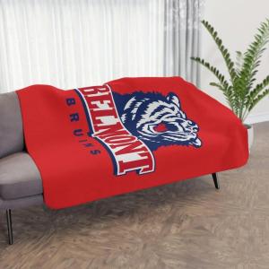 Belmont University Sherpa Blanket 50″ Wide 60″ Long(50″ Wide X 60″ Long)