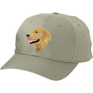 Golden Retriever Head Shot Cap(Khaki)