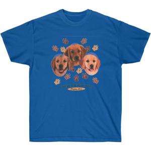 Golden Retriever Puppy Love T-Shirt – Golden Retriever T-Shirts(Royal)